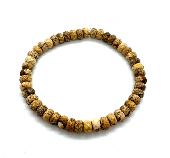 6mm Mens Jasper Bracelet